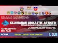 KEJOHANAN SUKAN GIMNASTIK ARTISTIK MSSM 2024 (FLOOR EXERCISE L18)