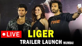 Liger trailer launch in Mumbai with Vijay Deverakonda, Ranveer Singh, Ananya Panday | FJS