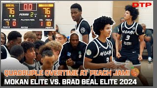 FIRST QUADRUPLE OVERTIME IN PEACH JAM HISTORY! MOKAN ELITE vs. BRAD BEAL ELITE 2024