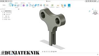 Beginner Fusion 360 Tutorial Indonesia Latihan 40