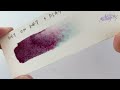 unboxing kuretake granulating colors paint that shift color watercolor techniques flower art