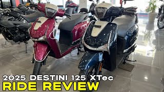 2025 Hero Destini 125 Detailed Ride Review | Destini 125 New Model 2025 | 2025 Hero Destini 125 XTec