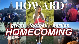 HBCU HOMECOMING 2024 | HOWARD U | grwm, game, parties