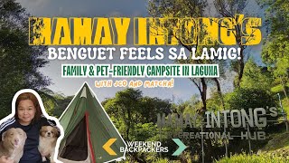 Benguet Feels sa Lamig! | Camping with jCo \u0026 Matcha @ Mamay Intong's Recreational Hub