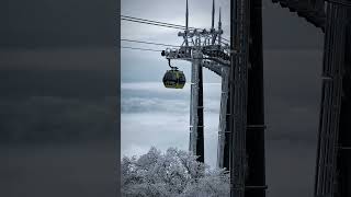 贵州梵净山雪景，浪漫邂逅。