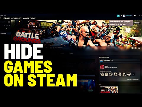 How To Hide & Unhide Games From Friends On Steam 2024