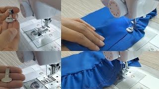 How to Use Gathering Foot Brother Presser Foot Tutorial Tips and Tricks For Sewing Tutorial Helpful