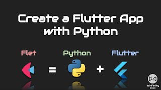 Create A Flutter App with Python Flet | Flet #01