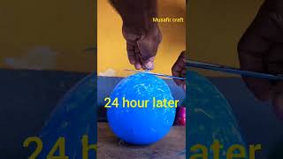 ബലൂൺ കൊണ്ടരു ചെടിചട്ടി ഉണ്ടാകാം how to making balloon white cement pot