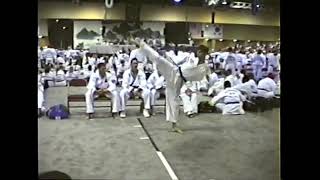 Me Competing in World Taekwondo Championships - 1995