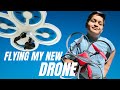 Flying my new drone. #unboxing my drone.