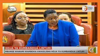 MP Sabina Chege: CS Mithika Linturi is not responsible for the fake fertiliser scam, someone else is