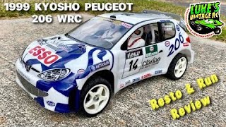 1999 KYOSHO PEUGEOT 206 WRC EP RC CAR RESTORED \u0026 RUNS Prt.2