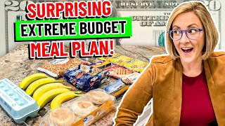 The EASIEST Extreme Budget Meal Plan to Tame the Grocery Budget