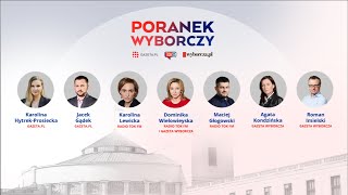 Poranek wyborczy 16.10: Gazeta.pl, Radio Tok FM i Wyborcza.pl