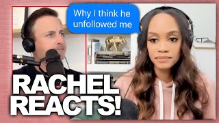 Bachelorette Rachel Lindsay REACTS To Chris Harrison Podcast With Theory As To Why He UNFOLLOWED Her