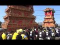 2015西条祭り　伊曽乃祭礼　玉津　玉津永易屋台・横黒屋台・市塚屋台