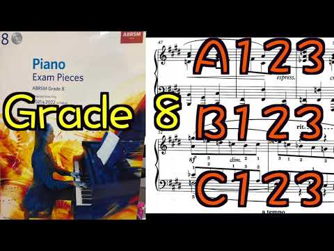 Complete 2021&2022 Abrsm Grade 8 Piano Book - YouTube