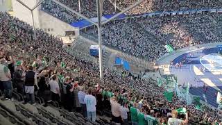 Hertha - Werder 2:4 Stimmung im Gästeblock
