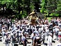 「浅草神社・三社祭」の「町内神輿宮入」 2 2014 05 17・浅草寺左上より