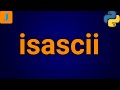 Python | String isascii