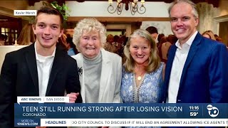 Coronado teen loses sight at 13 to rare disease, finds new purpose running track