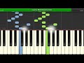 ピアノの指練習曲、ハノン３をsynthesiaで演奏させてみました。