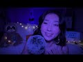 asmr breathing in your ears until you fall asleep✨💙 mic blowing hand movements collarbone tapping