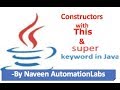This and Super keywords with Constructor Examples In Java