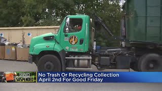 No Trash, Recycling Collections In Baltimore For Good Friday, DPW Says