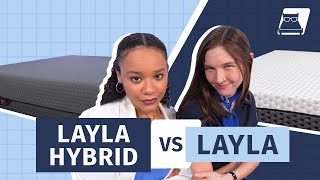 Layla Vs Layla Hybrid Mattress Review - Comparing Both Layla Models! (NEW)