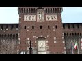 スフォルツェスコ城 castello sforzesco イタリア、ミラノ