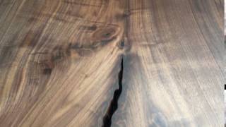 Il Pezzo 6 Custom Console with live edge slab