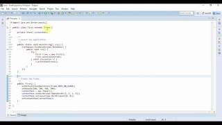 Java Swing Tutorial 2 : Creating First Project and invokeLater() method