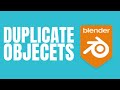 How to Duplicate Objects in Blender: Shift D vs Alt D Explained