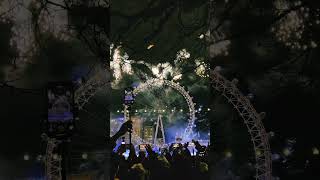 London New year celebration 2025 Fireworks. #newyear2025 #fireworks #london #shorts #shortvideo