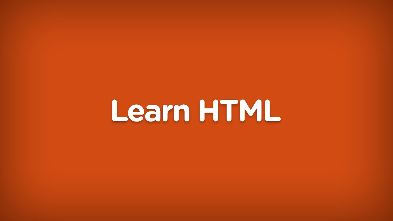 Learn HTML - Introduction - YouTube