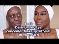 🎨🖌MAKEUP TIPS IN YOUR 50'S ON HOW TO CONCEAL UNDER EYE CIRCLES & KEEP MAKEUP OFF THE SHIRT COLLAR!