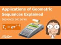 💯 Applications of Geometric Sequences Explained with Clear Examples