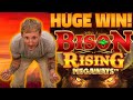 🔥CASINODADDY'S HUGE WIN ON BISON RISING MEGAWAYS (Blueprint Gaming) SLOT 🔥