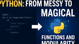 Python: From Messy to Magical | Clean Code with Functions & Modularity