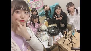 2018/12/06「鍋パ」石田 みなみ・磯貝花音・福田朱里・瀧野由美子 ・門田桃奈・土路生優里