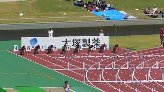 2018全国IH・男子110mH予選第4組