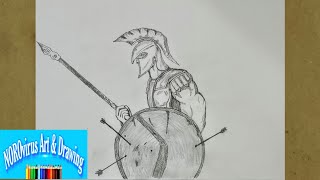 How to draw the Fighter/ warrior/ Battler || Pencil sketch *New 2020*