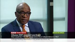 IMANI's Bright Simons discusses Ghana and the IMF with BBC's Peter Okwoche