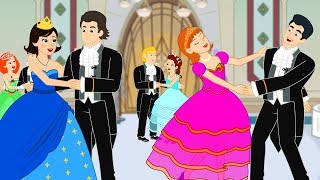 12 Dancing Princesses story cartoon | Princess Bedtime Stories for Kids