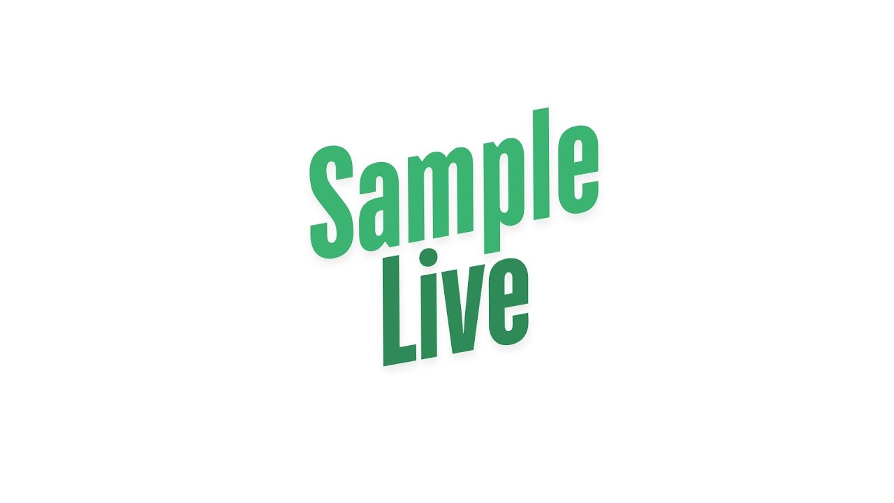 Sample Live Youtube