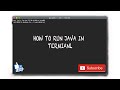 How to run java in terminal (Macos)