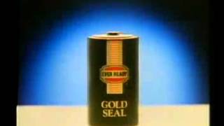 Ever Ready BAtteries Gold Seal Retro Advert