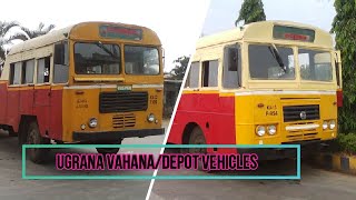 ಉಗ್ರಾಣ ವಾಹನ, ಕ.ರಾ.ರ.ಸಾ.ನಿ - Ugrana/Depot buses- KSRTC